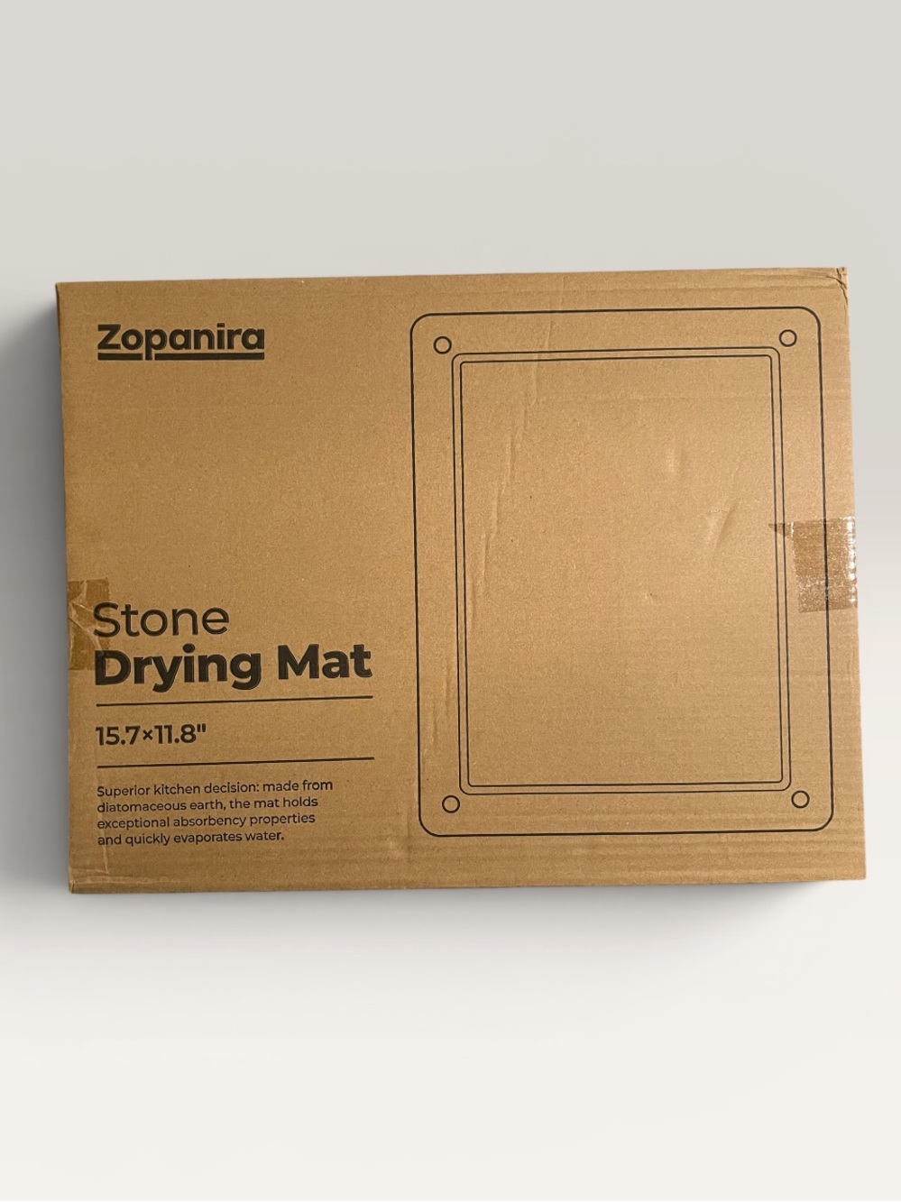 Dish Stone Drying Mat Terrazzo Pattern